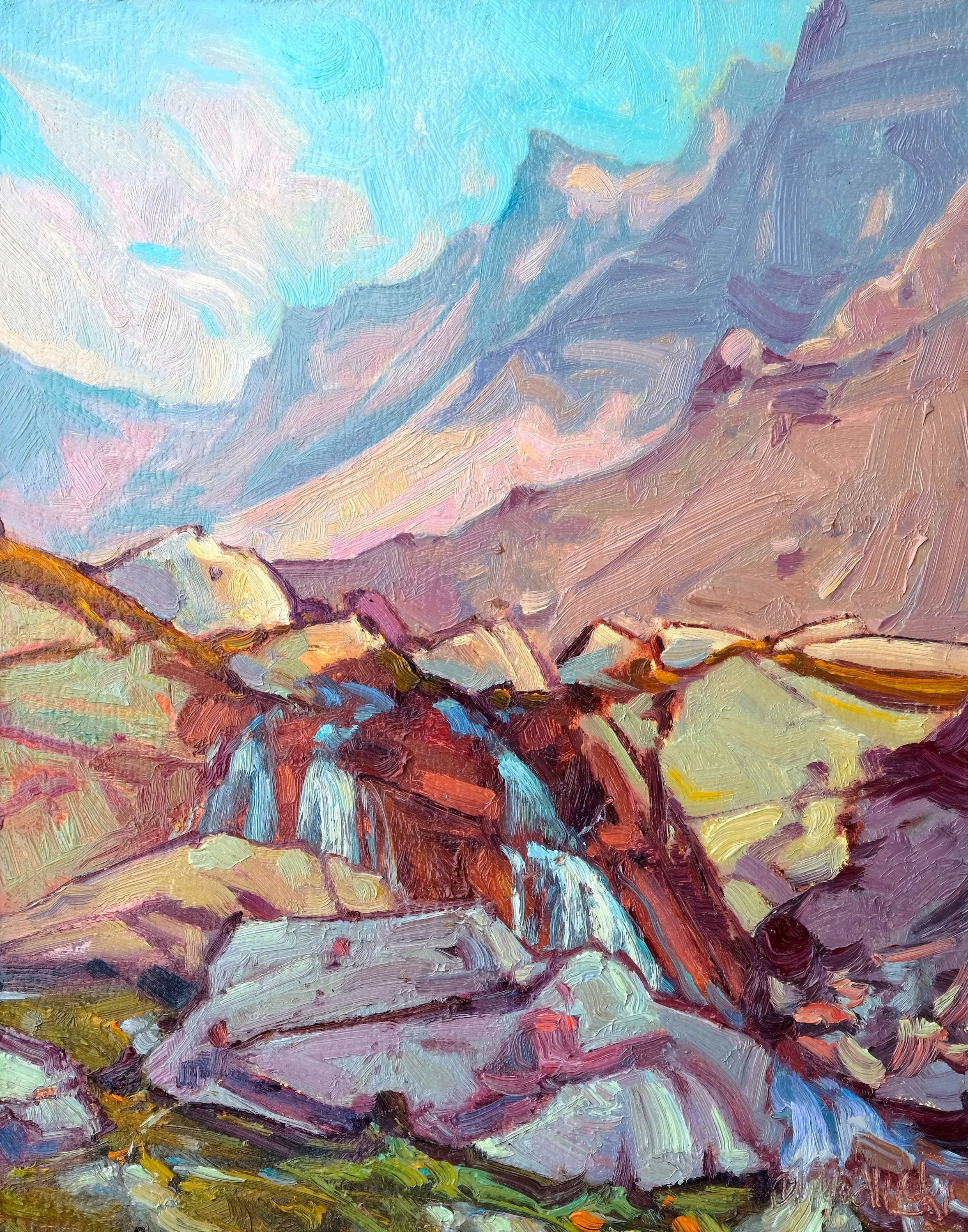 Canadian Rockies Original Landscape Paintings by Dominik Modlinski